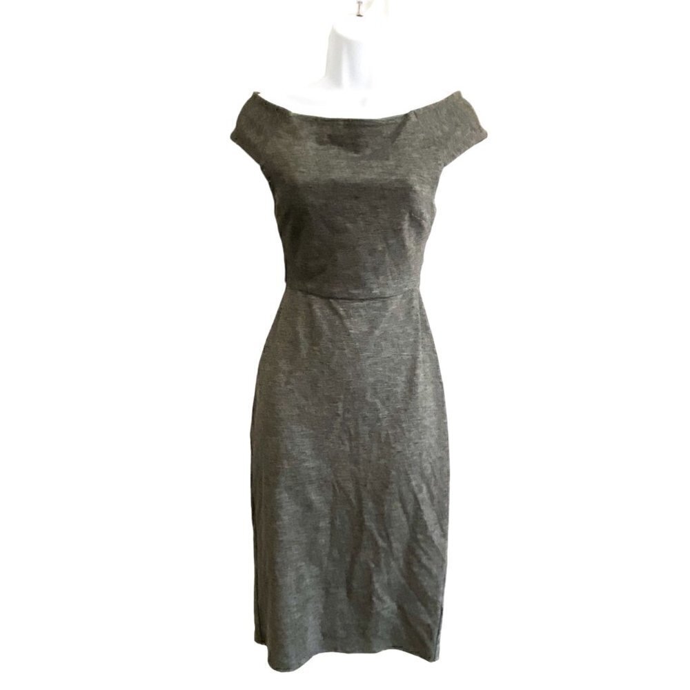 Aritzia Talula Varndell Gray Dress,size XS, Criss Cross Back